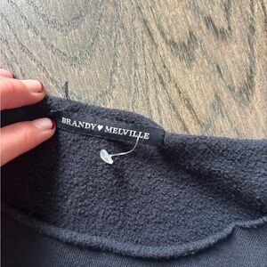 Brandy Melville Dark Knit Top